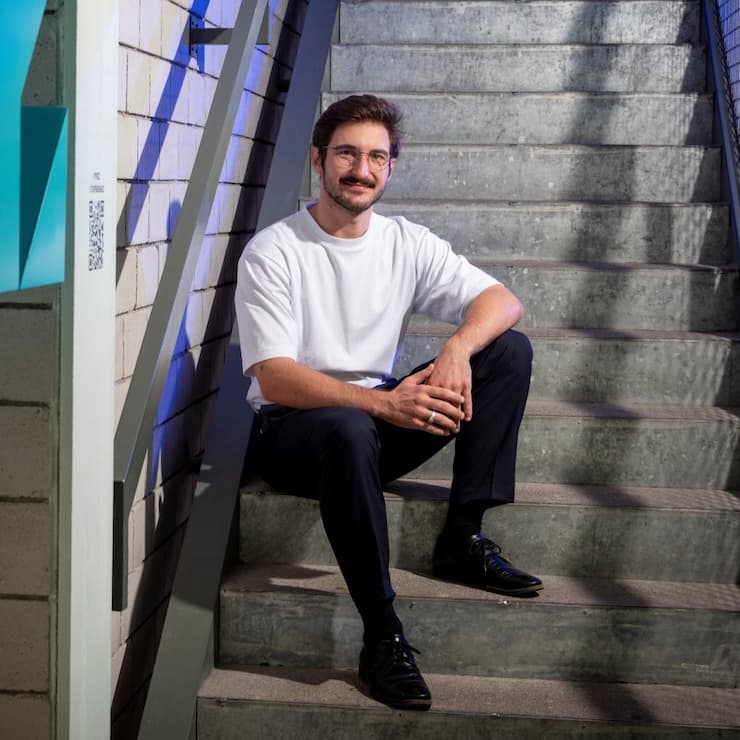 Lucas Nicollier, cofondateur de la société SyncAI
