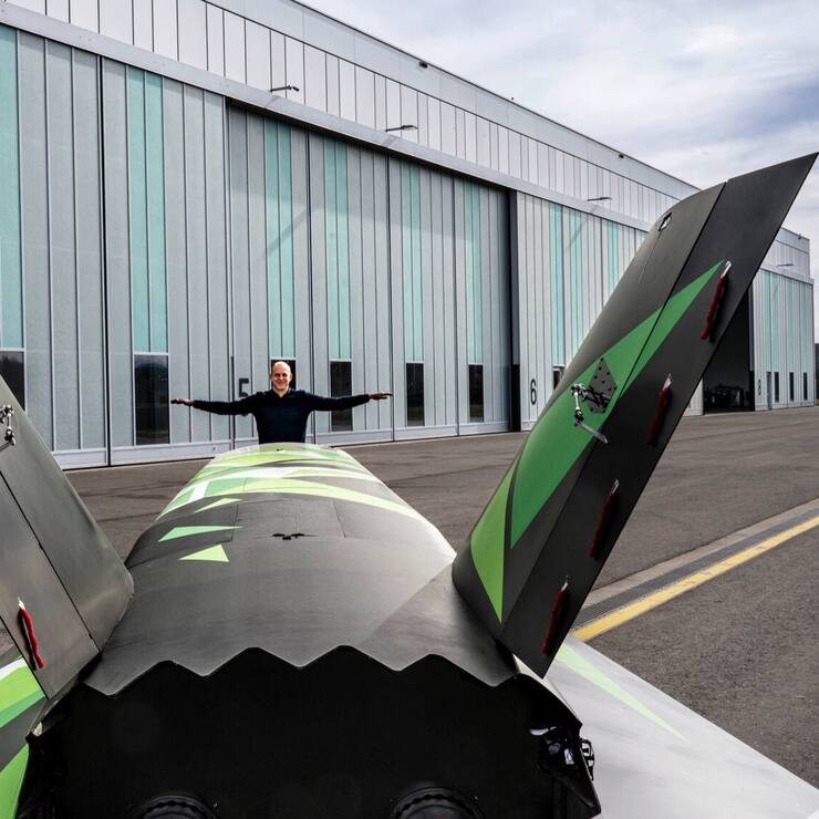 Swiss Aeropole, avion-fusée Destinus