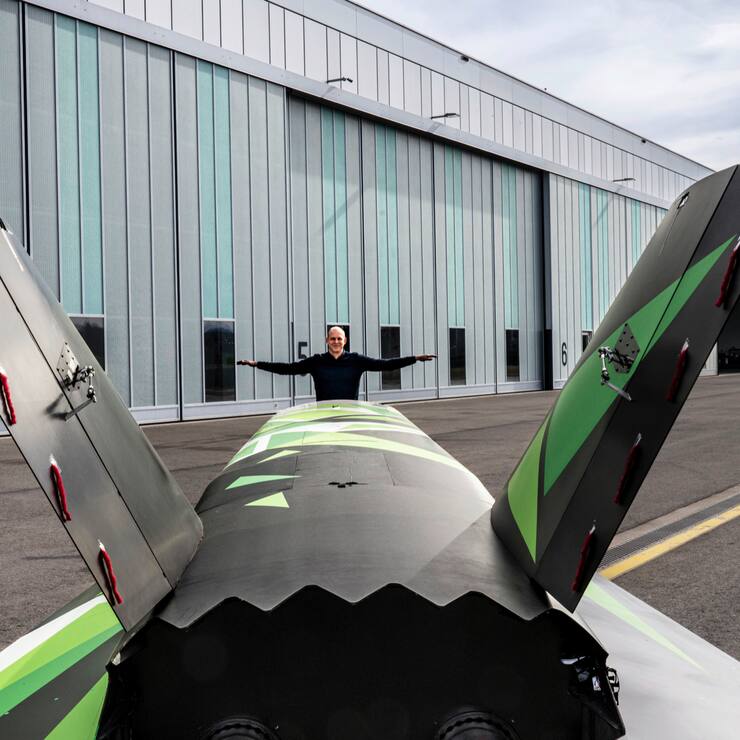 Swiss Aeropole, avion-fusée Destinus