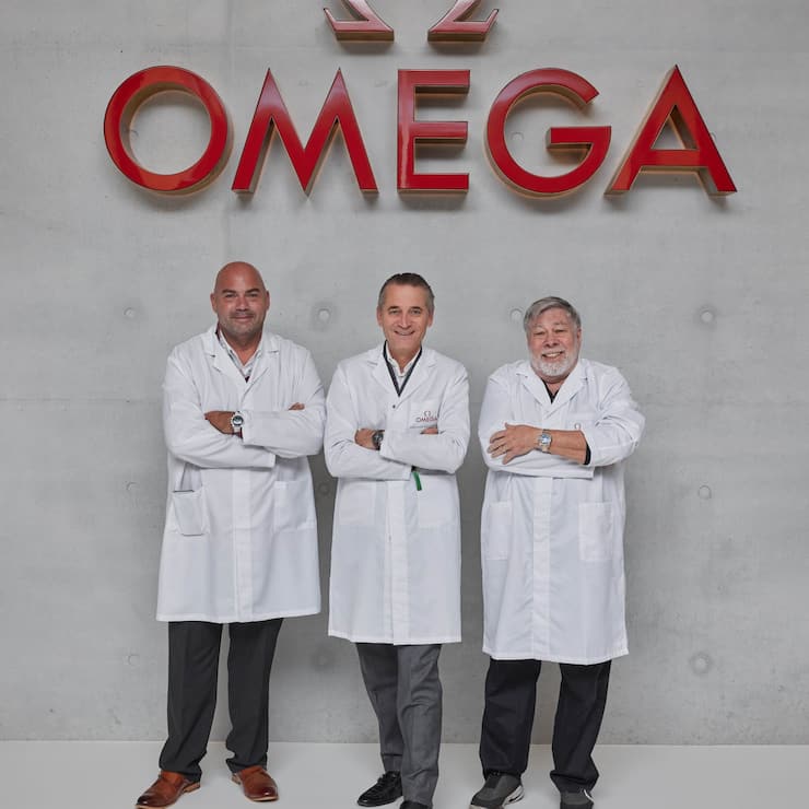 En l’honneur du partenariat entre OMEGA et Privateer, l’horloger suisse a reçu Steve Wozniak et Alex Fielding dans son siège à Bienne.