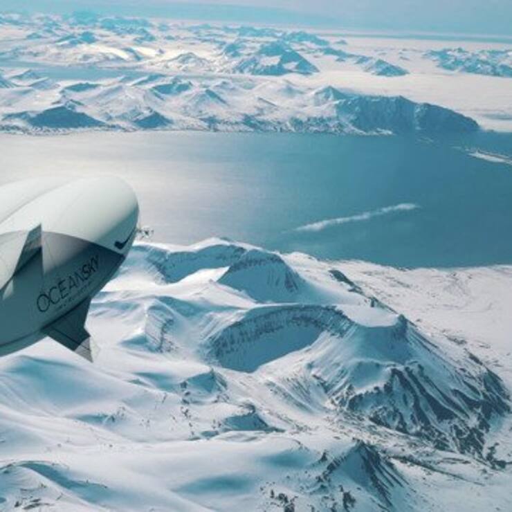 Le suédois OceanSky Cruises et Les Roches préparent un vol exclusif en dirigeable