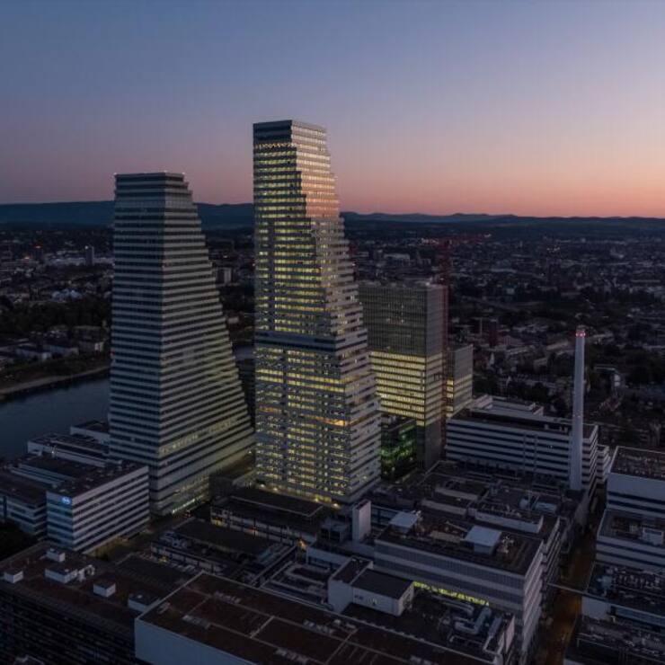 La forte progression à Bâle s’explique par l’emménagement de Roche dans sa deuxième tour.