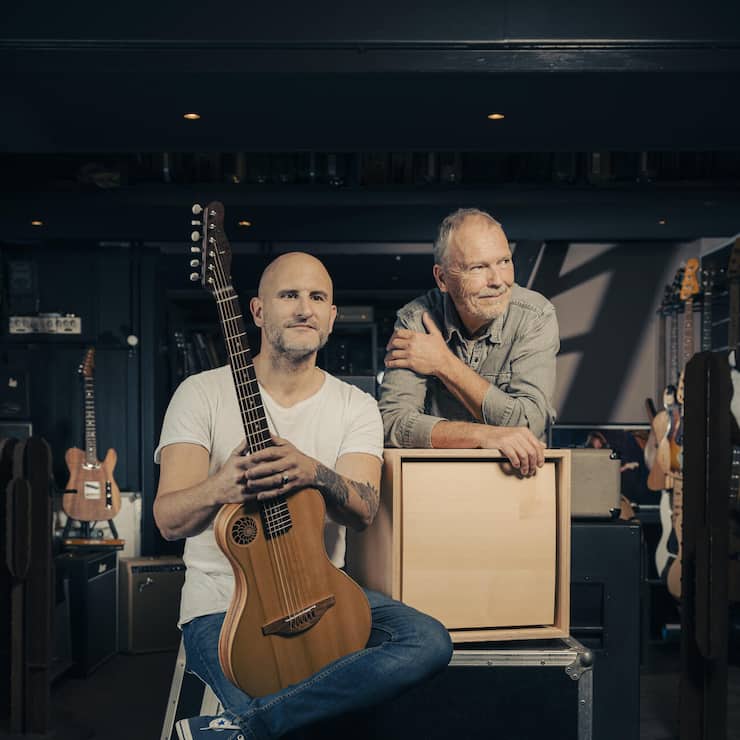 A l’origine du Challenge de lutherie, un trio constitué d’Emmanuel Cottier (à gauche), du luthier Jeanmichel Capt et de Rémi Vuichard (absent de la photo).