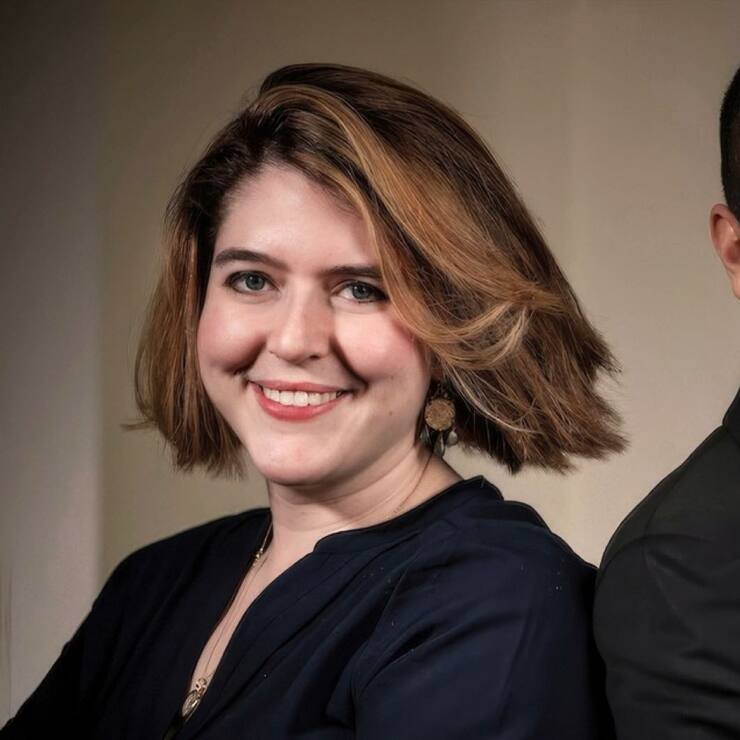 Ophelia Snyder et Hany Rashwan, cofondateurs de la start-up 21Shares, à Zoug