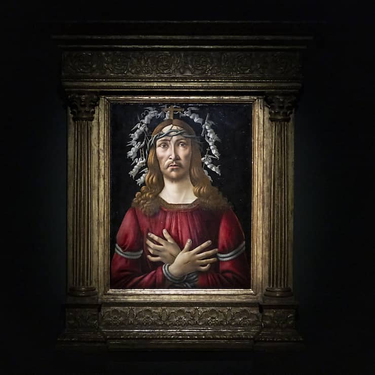 Selon Sotheby's, le tableau, bien conservé et entouré d'un cadre ornementé doré, avait appartenu au 19e siècle à une célèbre cantatrice anglaise de l'époque, Adelaide Kemble Sartoris, puis chez ses héritiers.