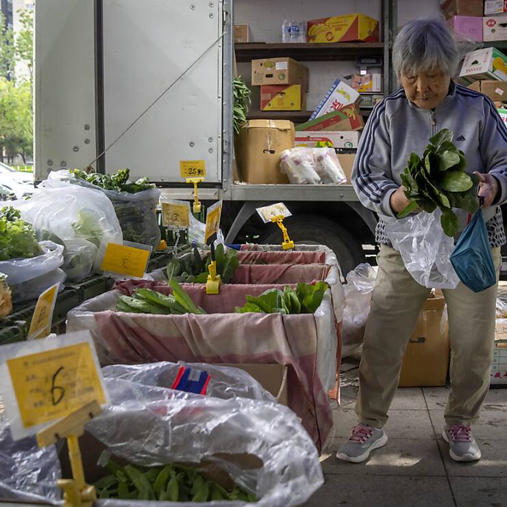 En Chine, les prix des légumes frais ont augmenté en avril de 24% sur un an, après 17,2% en mars (archives).