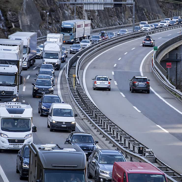 Les automobilistes devront faire preuve de patience sur certains tronçons durant le week-end de l'Ascension (archives).