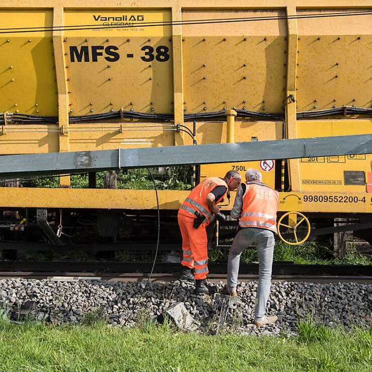 Il s'agit déjà du quatrième accident impliquant des trains de travaux ce mois-ci. (photo d'archive)