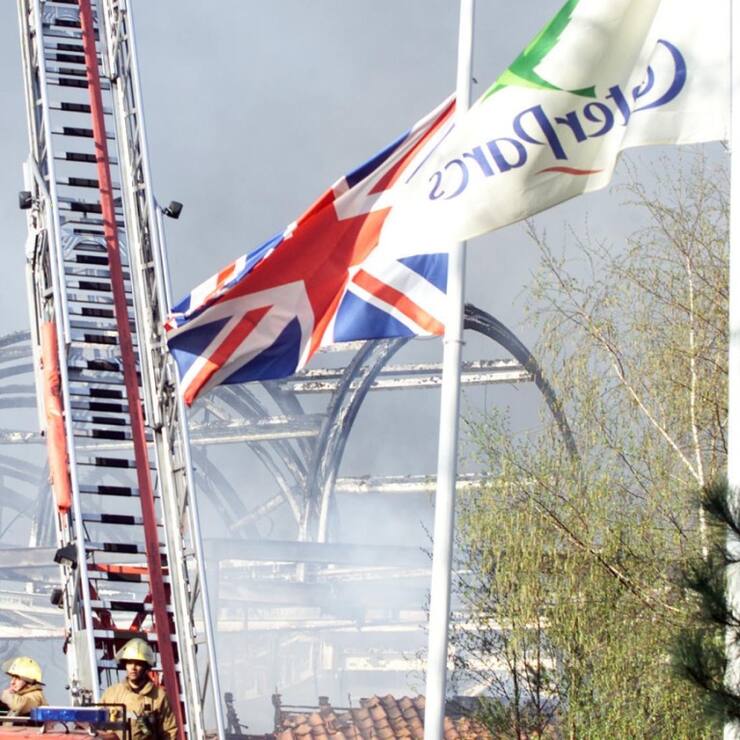 Ce n'est pas à cause d'un incendie, comme ici en 2002 à Elveden, mais à cause des funérailles de la reine que les Centers Parcs britanniques envisagent de fermer.