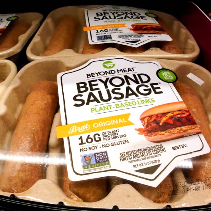 Fondée en 2009, la start-up Beyond Meat a vu sa croissance fortement ralentir depuis lors et a enregistré au premier trimestre près de 200 millions de dollars de pertes (archives).
