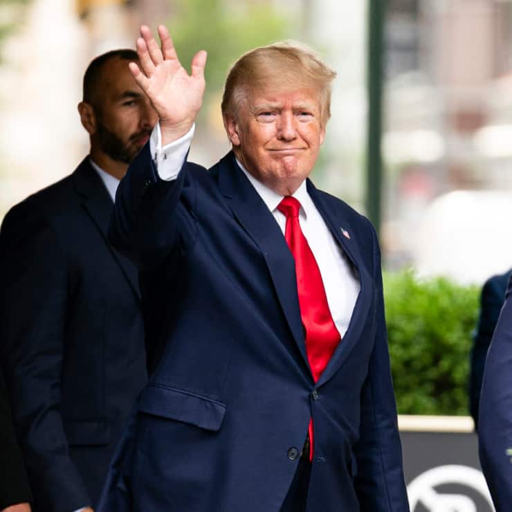 Donald Trump avait été entendu par la justice en août (archives).