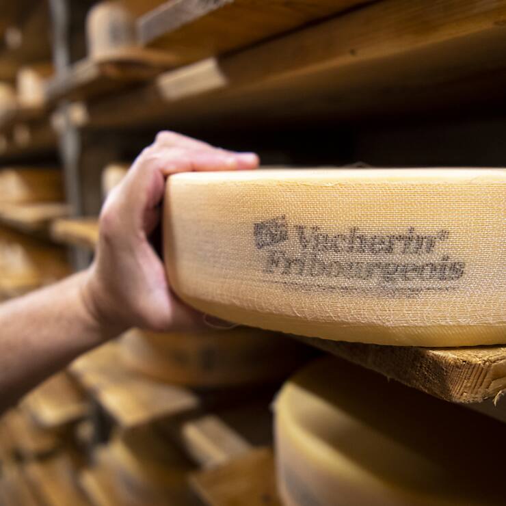 Fribourg est la nouvelle capitale suisse du goût pour l'année 2023. Les produits du terroir, comme le Vacherin, seront à l'honneur (archives).