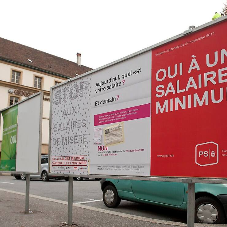 Les Fribourgeois devront probablement se prononcer sur l'intitiative demandant l'introduction d'un salaire minimum dans le canton, à l'instar des Neuchâtelois en 2011 (archives).