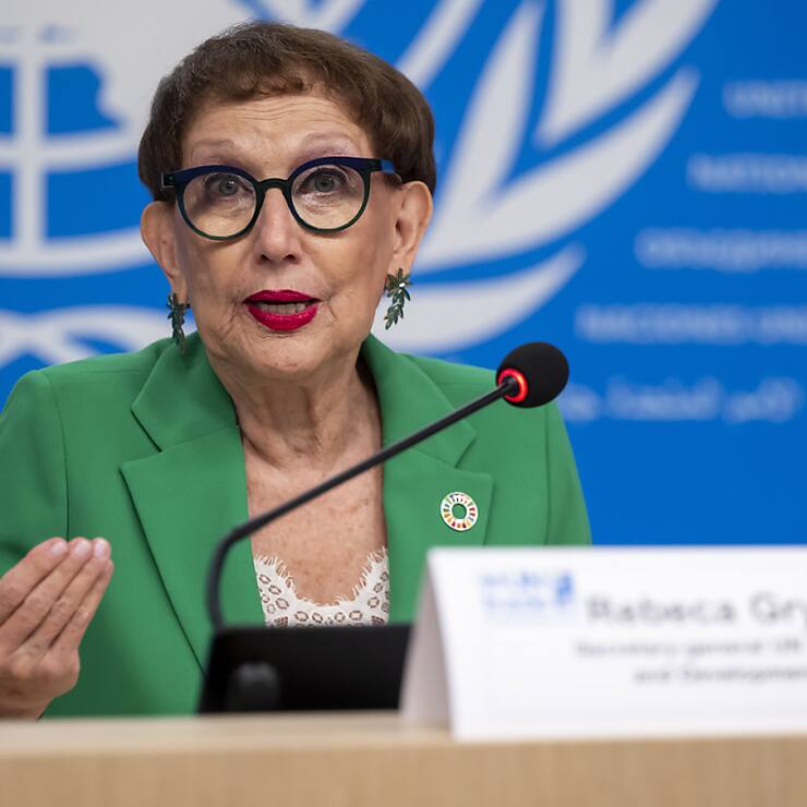 La secrétaire générale d'ONU Commerce et Développement (CNUCED) Rebeca Grynspan appelle à considérer l'effet écologique de l'économie numérique.