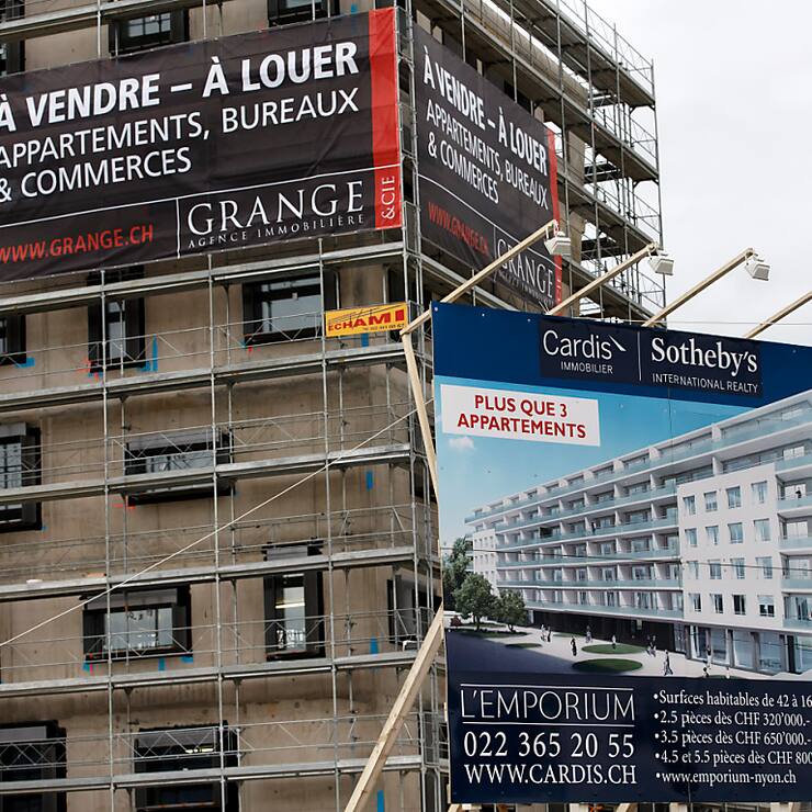 Les prix des logements en propriété ont augmenté de 4,5% au cours des douze derniers mois (archives).