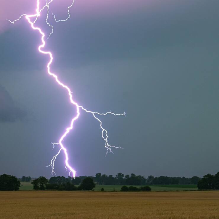 De nouveaux orages violents attendus au cours du week-end (illustration).