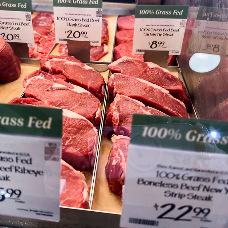 Les prévisions des analystes tablaient plutôt sur une légère hausse de 0,1% de l'inflation sur un mois, et 3,1% sur un an (archives).