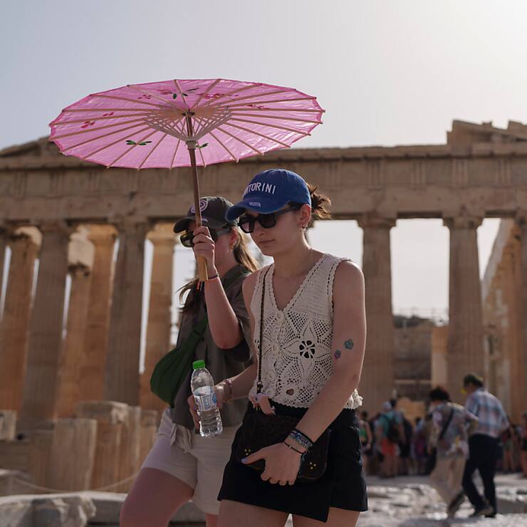 La température atteindra 40 degrés à l'Acropole (archives).