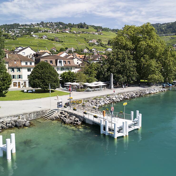 Le débarcadère a été reconstruit presque à l'identique.