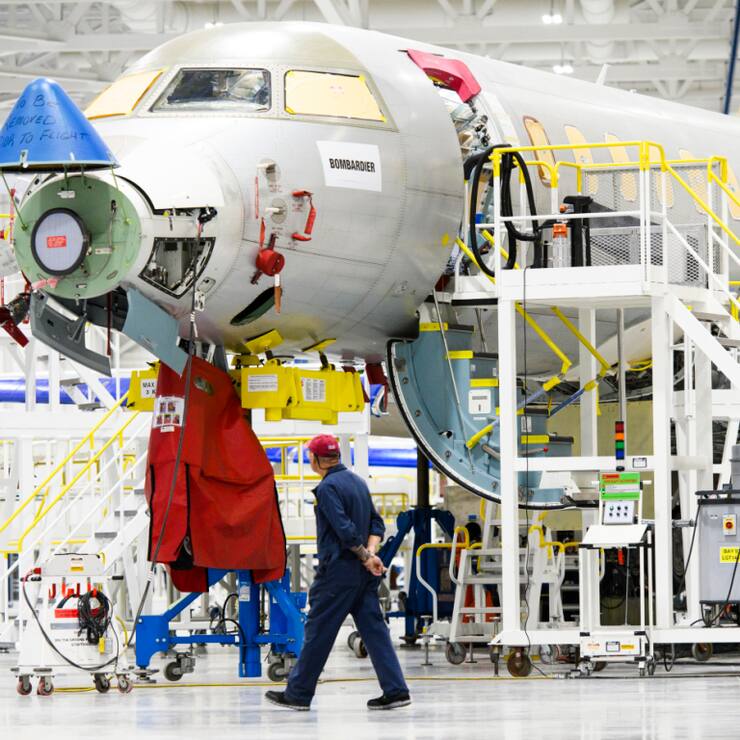 Bombardier a livré 39 appareils au cours du trimestre, soit dix de plus que l'année précédente. (archive)