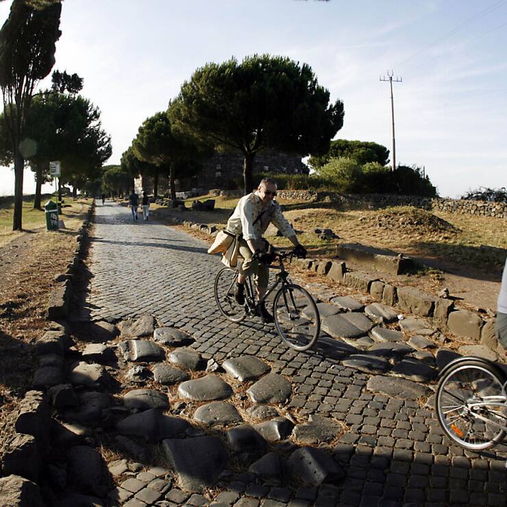 La Via Appia est encore visible de nos jours (Archives).