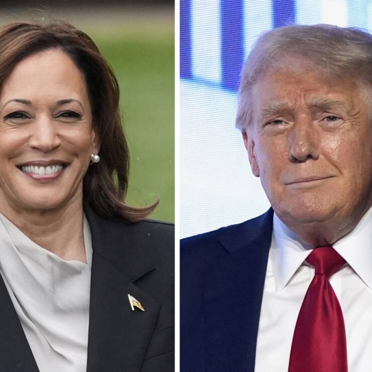 Un débat télévisé entre les candidats Donald Trump et Kamala Harris devrait avoir lieu le 4 septembre prochain (Photo montage).