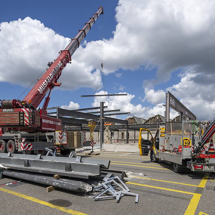 Le secteur de la construction s'en tire un peu moins bien que l'industrie (archives).