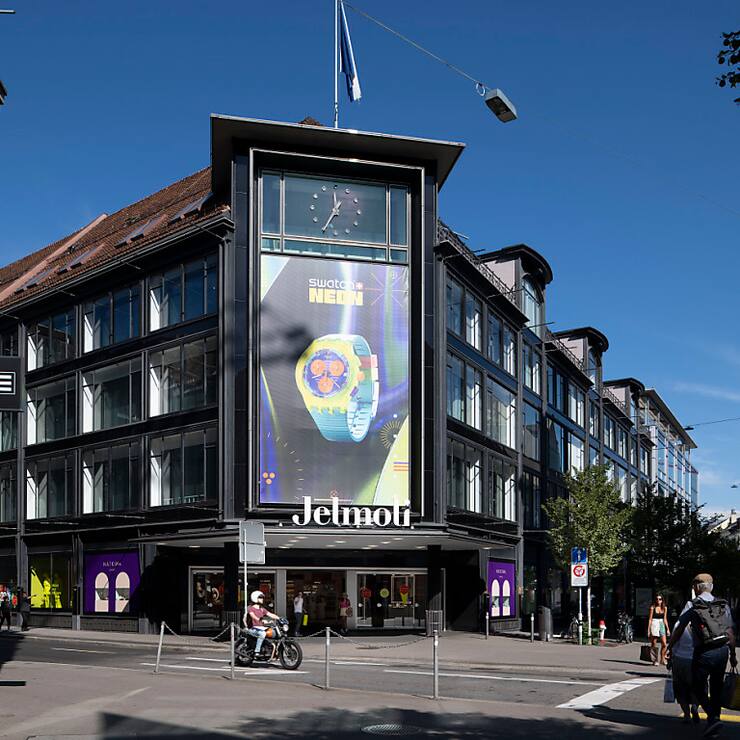 SPS, propriétaire notamment du bâtiment de Jelmoli, a revu à la hausse ses perspectives pour l'année en cours (archives).