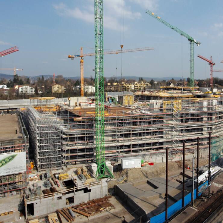 La chute dans la construction de logements a pénalisé le sous-segment du bâtiment, dont les revenus ont fondu de 4,6% à 3,18 milliards de francs au 2e trimestre (archives).