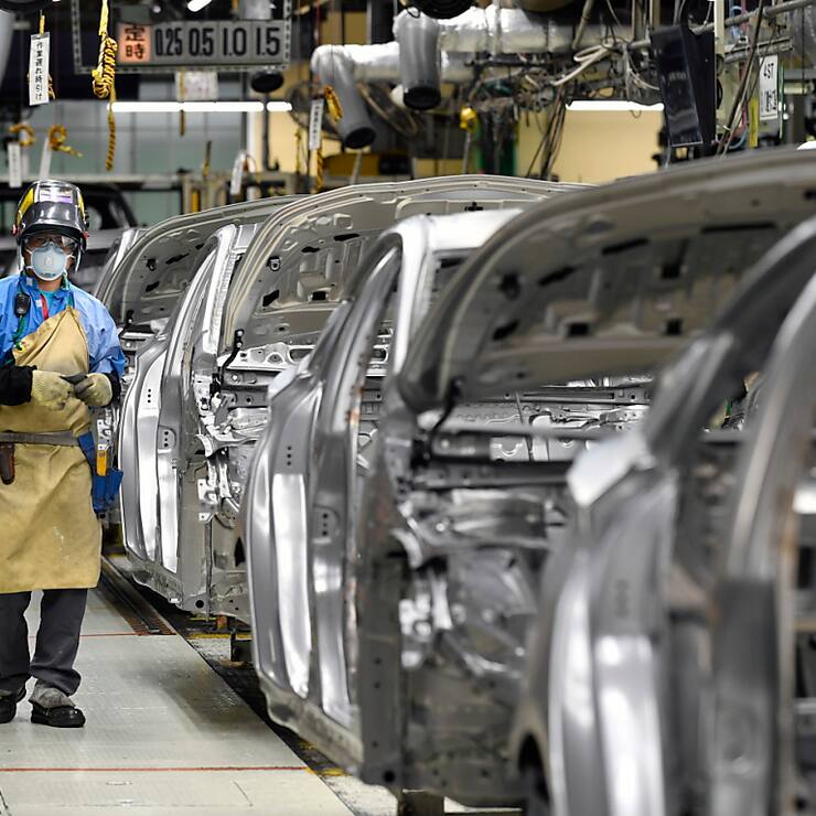 L'ensemble des 28 lignes de production dans les 14 usines japonaises de Toyota et de ses filiales s'arrêteront à partir de mercredi après-midi et jusqu'à jeudi (archives).
