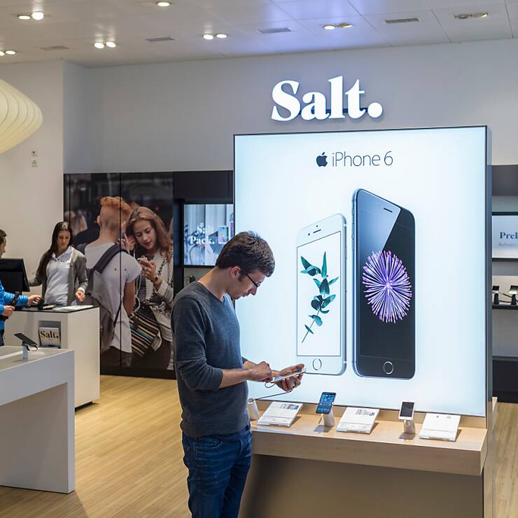 Les revenus du troisième opérateur téléphonique suisse ont été stimulés par la croissance de la clientèle. (archive)