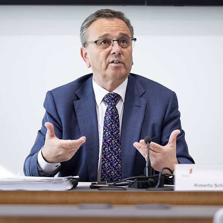 Roberto Schmidt, chef du Département valaisan des finances et de l'énergie, a présenté le budget cantonal 2025 mardi (archives).