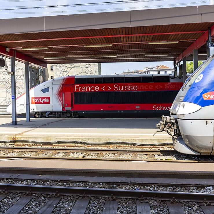 Selon les CFF, il sera possible de réserver des liaisons journalières vers les pays voisins directement depuis l'application Mobile CFF (archives).