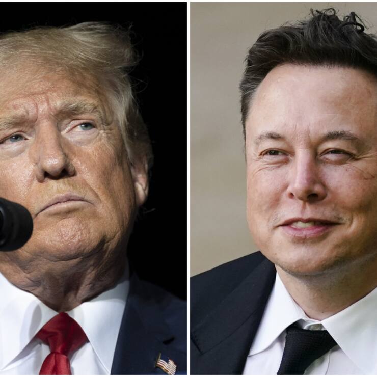 Donald Trump (à g.) et Elon Musk sont sur la même longueur d'ondes.