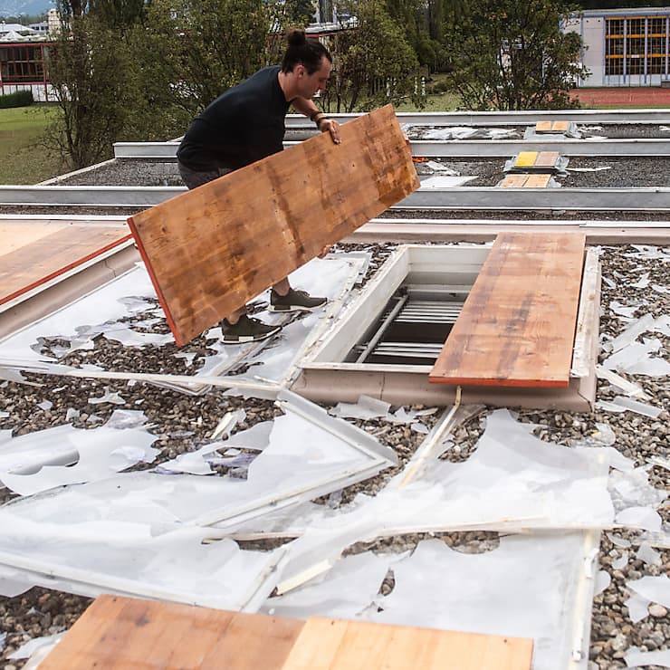 Les périls dits secondaires, comme la grêle, ont été de plus en plus présents (archives).