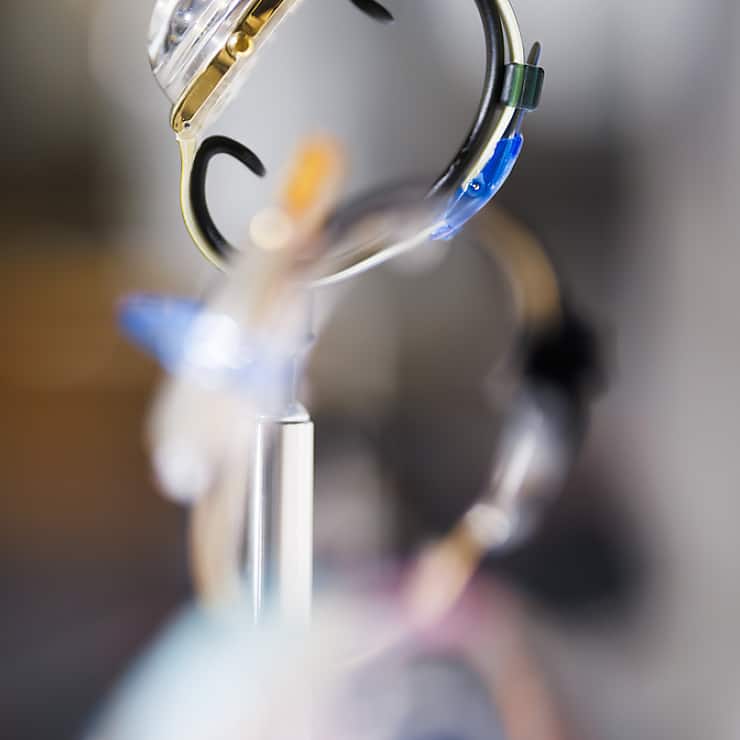 Sur huit mois, l'industrie a envoyé pour 17,1 milliards de francs de montres à l'étranger, en recul de 1,4% par rapport à la même période de l'an passé. En 2023, la branche avait enregistré un record annuel, avec des envois pour une valeur totale de 26,7 milliards de francs. (KEYSTONE/V. Flauraud)