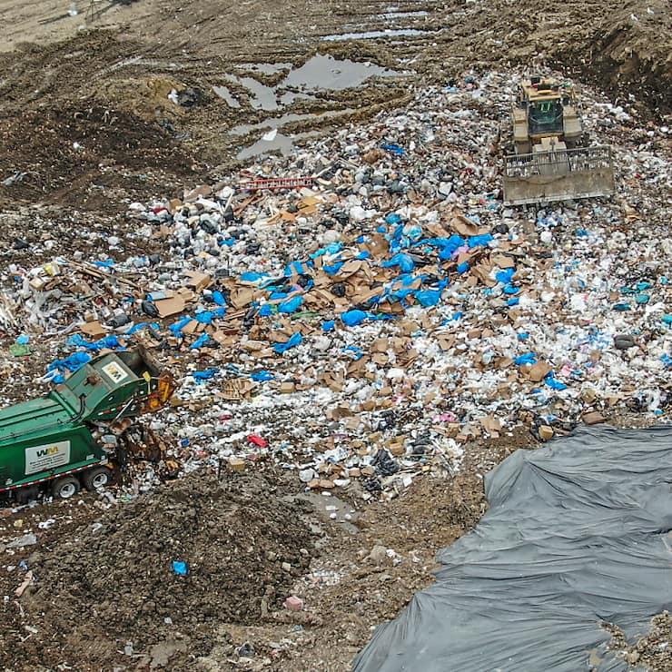 Le géant pétrolier est notamment accusé d'avoir entretenu une confusion entre plastiques recyclables et effectivement recyclés. (archive)