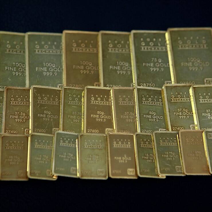 Le précieux métal a plafonné à 2670,54 dollars l'once en matinée (archives).