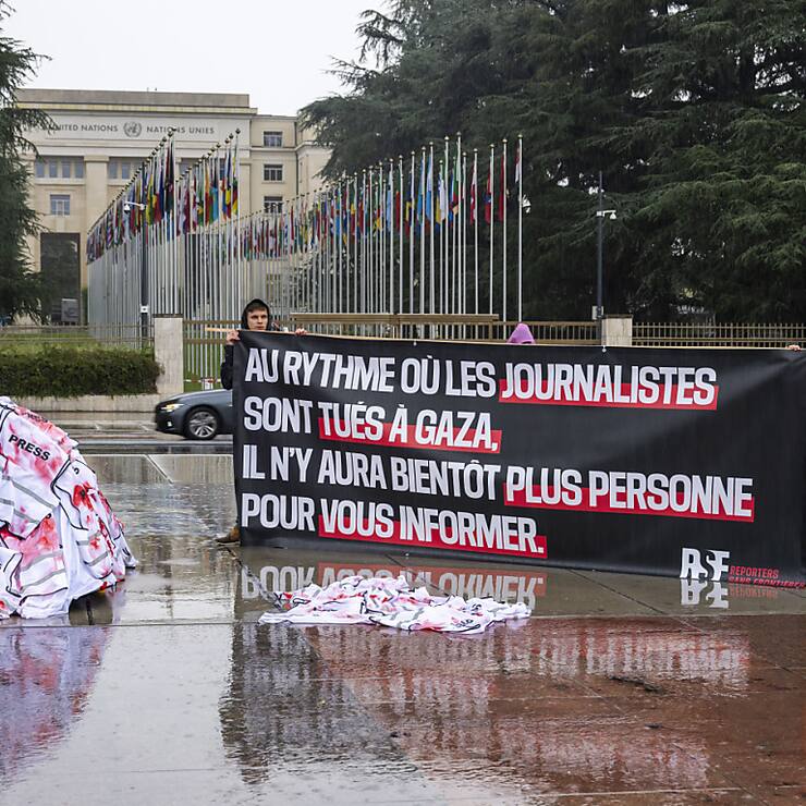 Plus de 130 journalistes ont été tués en un an dans la bande de Gaza.