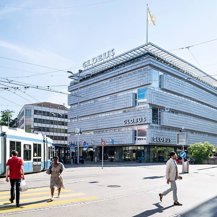 Le grand magasin Globus sur la Löwenplatz à Zurich (photo d'archives)