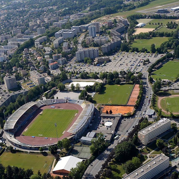 Le stade olympique de la Pontaise avait été construit à Lausanne pour accueillir la Coupe du monde de football en 1954 (archives).