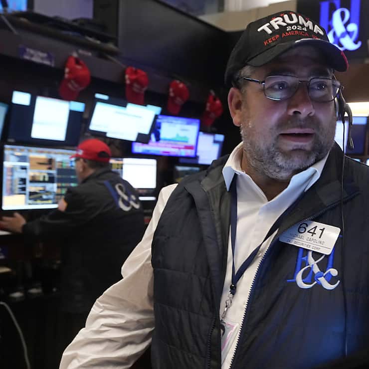 Record du bitcoin, envolée du dollar, grand huit sur les indices boursiers: l'élection de Trump provoque un tourbillon sur les marchés mondiaux (image symbolique).