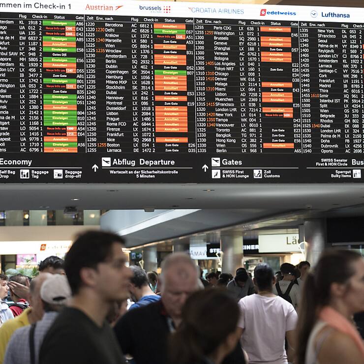 En octobre, plus de 2,97 millions de passagers ont transité par l'aéroport de Zurich. (archive)