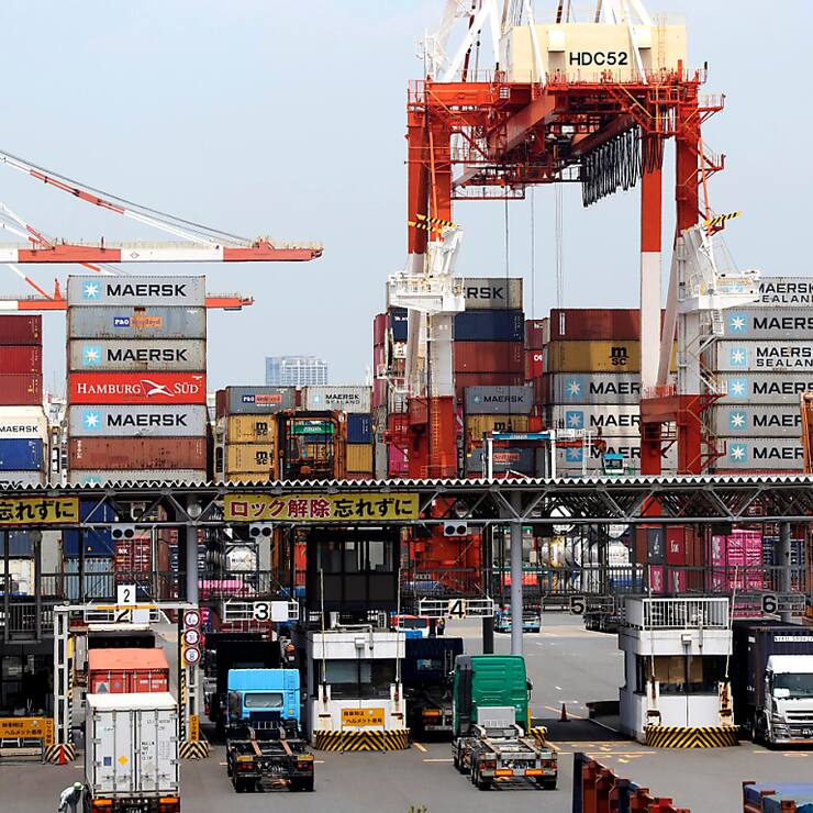 Les exportations japonaises ont  toutefois chuté de 6,2% en direction des Etats-Unis et de 7,2% vers l'Europe occidentale. (archive)