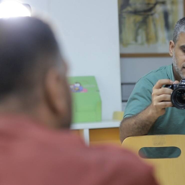 Le journaliste palestinien Iyad Alastall et ses collaborateurs ont mené des centaines de films et reportages ces dernières années dans la bande de Gaza (archives).