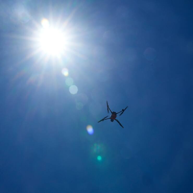 Le "Dronehub" a été conçu de manière à offrir une variété d'environnement de tests. (archive)