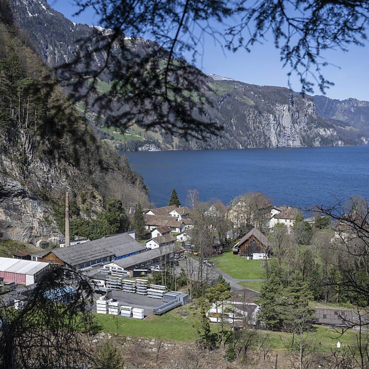 Le site convoité, la presqu'île d'Isleten, comprend notamment une ancienne usine d'explosifs (archives).