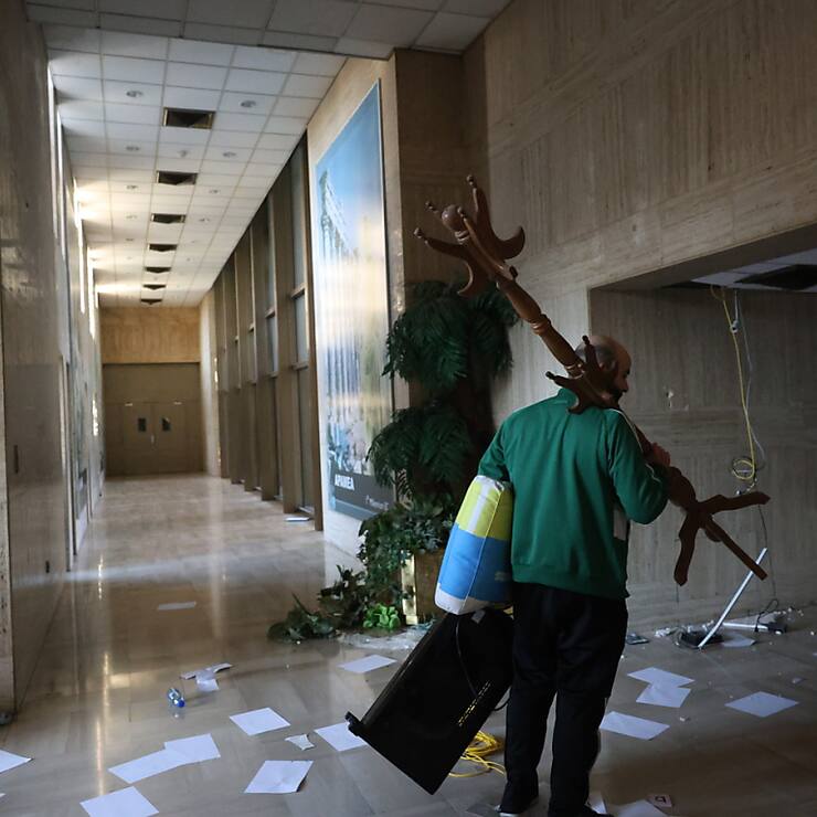 Des civils ont pillé le palais de Bachar Al-Assad après la chute de son régime (archives)