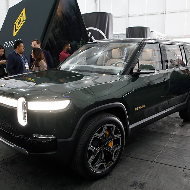 Le michiganais Rivian construit sous sa propre marque camions, camionnettes et grosses voitures urbaines. (archive)