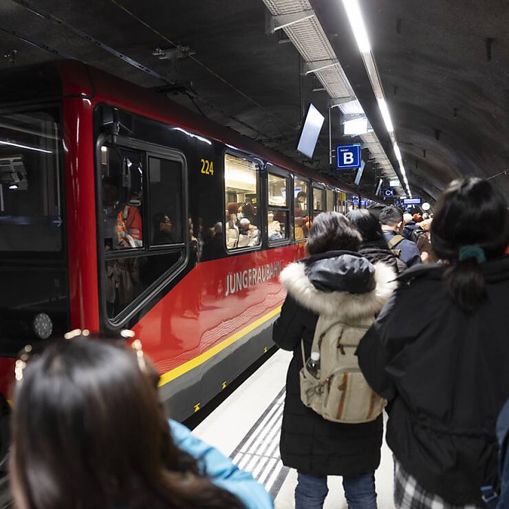 La hausse de 5,1% du nombre de passagers pour la destination "Jungfraujoch - Top of Europe" est la sixième consécutive sur un an (archives).